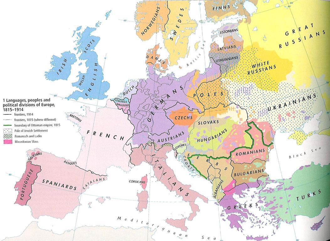 Map Of Europe Before 1914