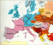 The Times "Atlas of World History", Edition 1978, page 214: Languages, peoples and political divisions of Europe [1800 to 1914]