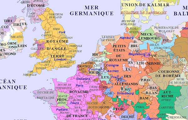 Evropa 1400.